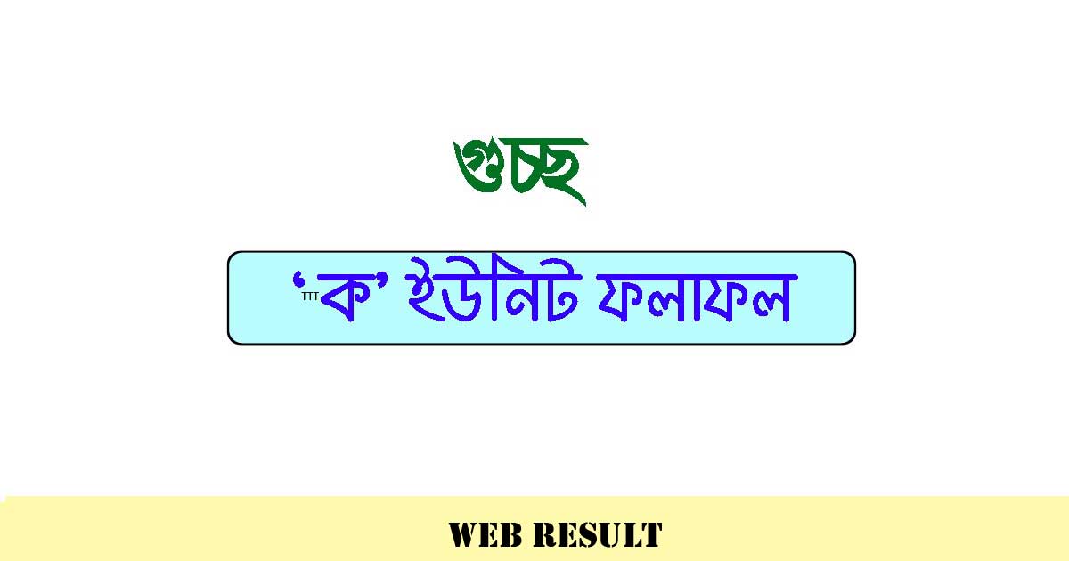 gst a unit result