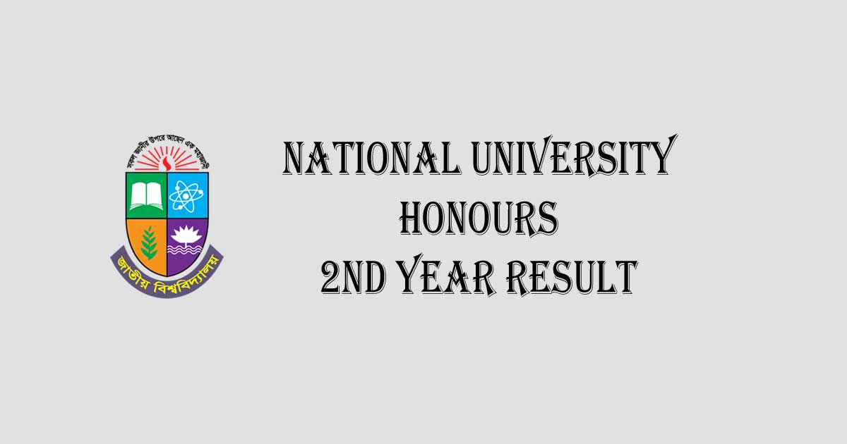 Honours 2nd Year Result